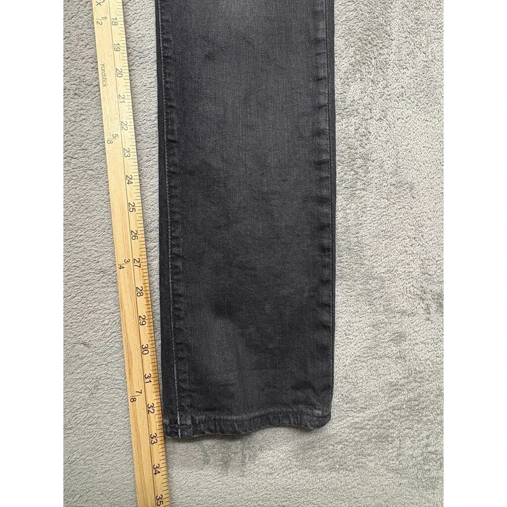 True Religion Rocco Relaxed Skinny Jeans Mens Black Measured 37x33 Distressed